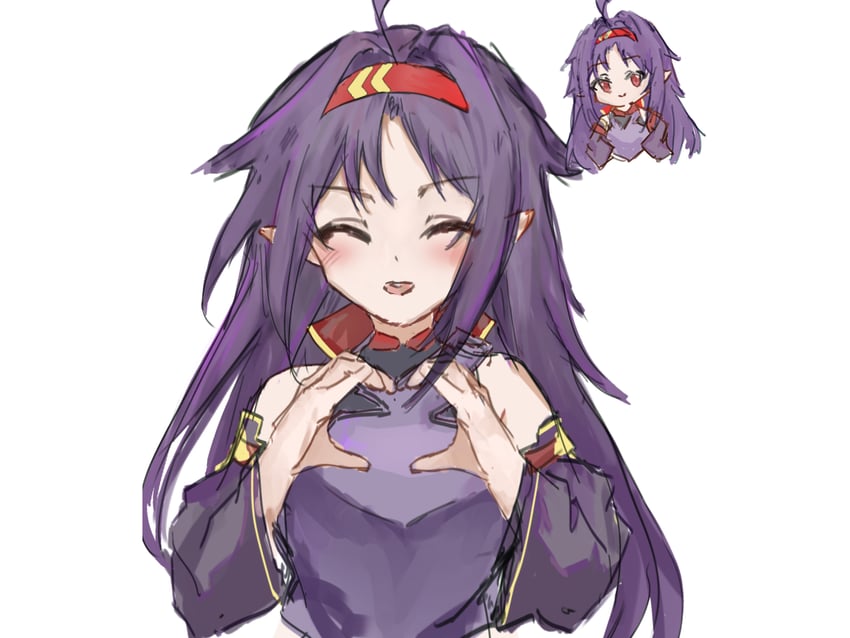 konno yuuki (sword art online) drawn by user_savg7824