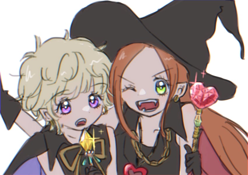 chocolat meilleure and vanilla mieux (sugar sugar rune) drawn by atat_karubi