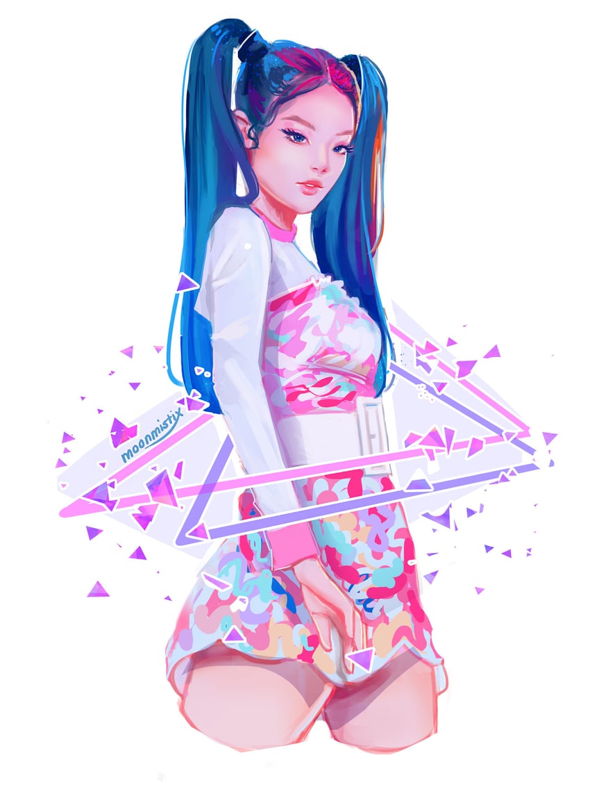 jennie (real life and 1 more) drawn by moonmistix