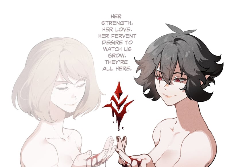 sister almonde and tonia (original and 1 more) drawn by nyantcha