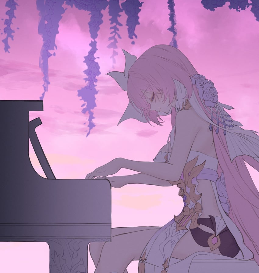 elysia (honkai and 1 more) drawn by neon_(pixiv_31150749)