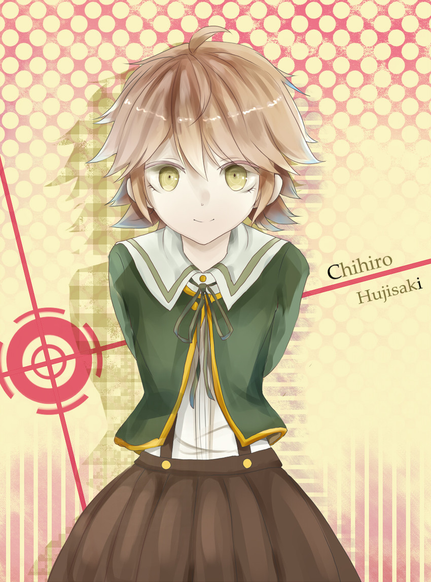 fujisaki chihiro (danganronpa and 1 more) drawn by 9neko