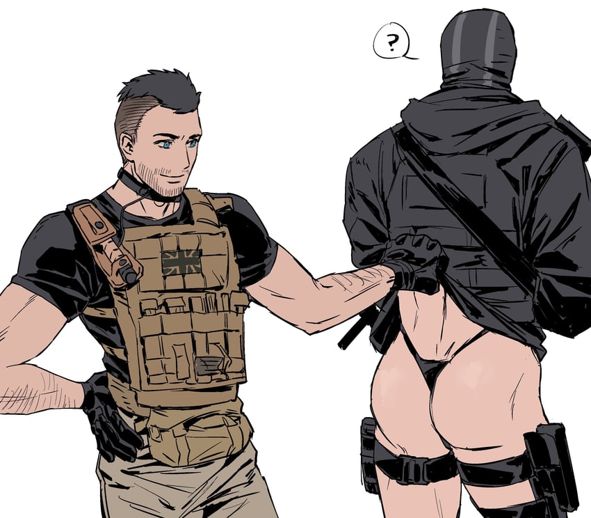 ghost and soap (call of duty and 1 more) drawn by taocan_shisi_hao