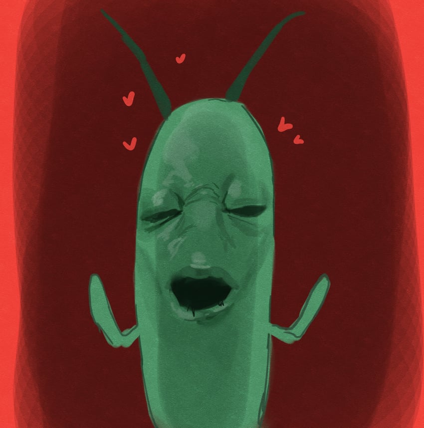 plankton (spongebob squarepants and 1 more) drawn by shengtian