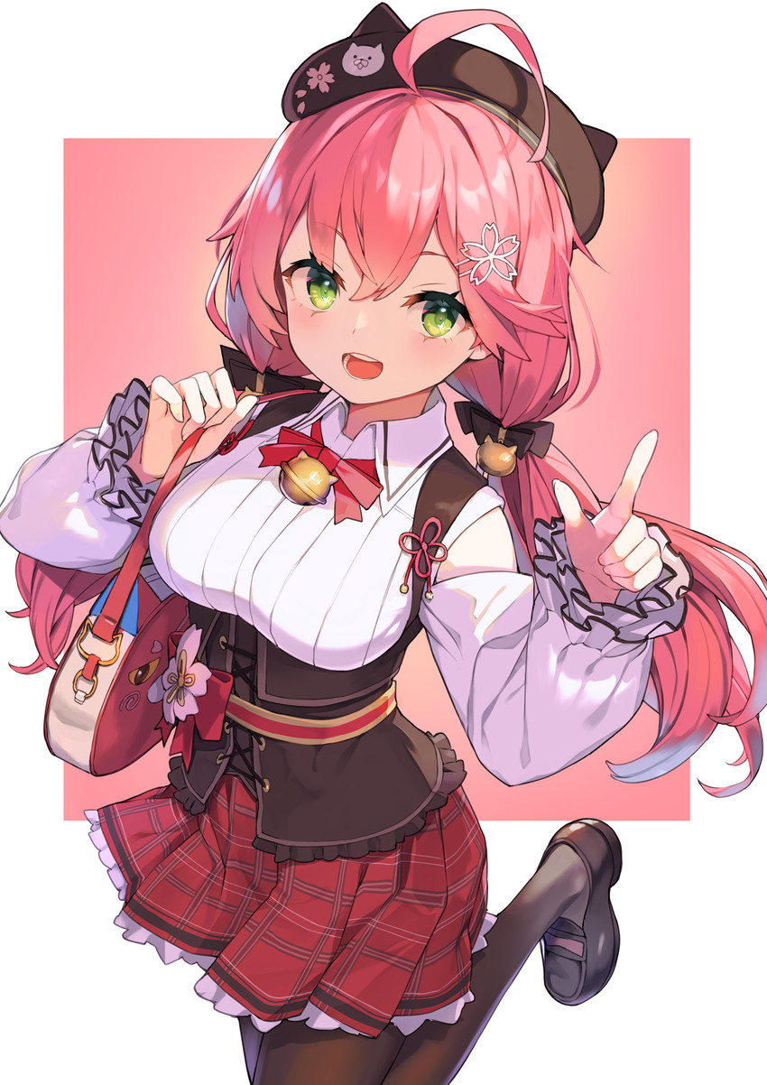 sakura miko, 35p, and kintoki (hololive) drawn by shindou_kamichi