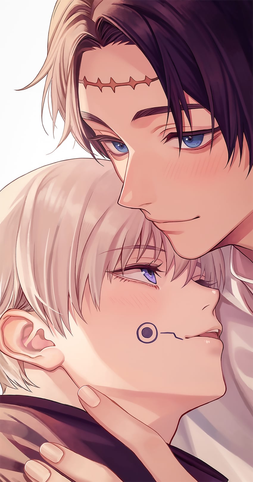 okkotsu yuuta and inumaki toge (jujutsu kaisen) drawn by shibakawaiiii