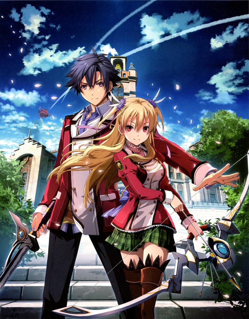 rean schwarzer and alisa reinford (eiyuu densetsu and 2 more)