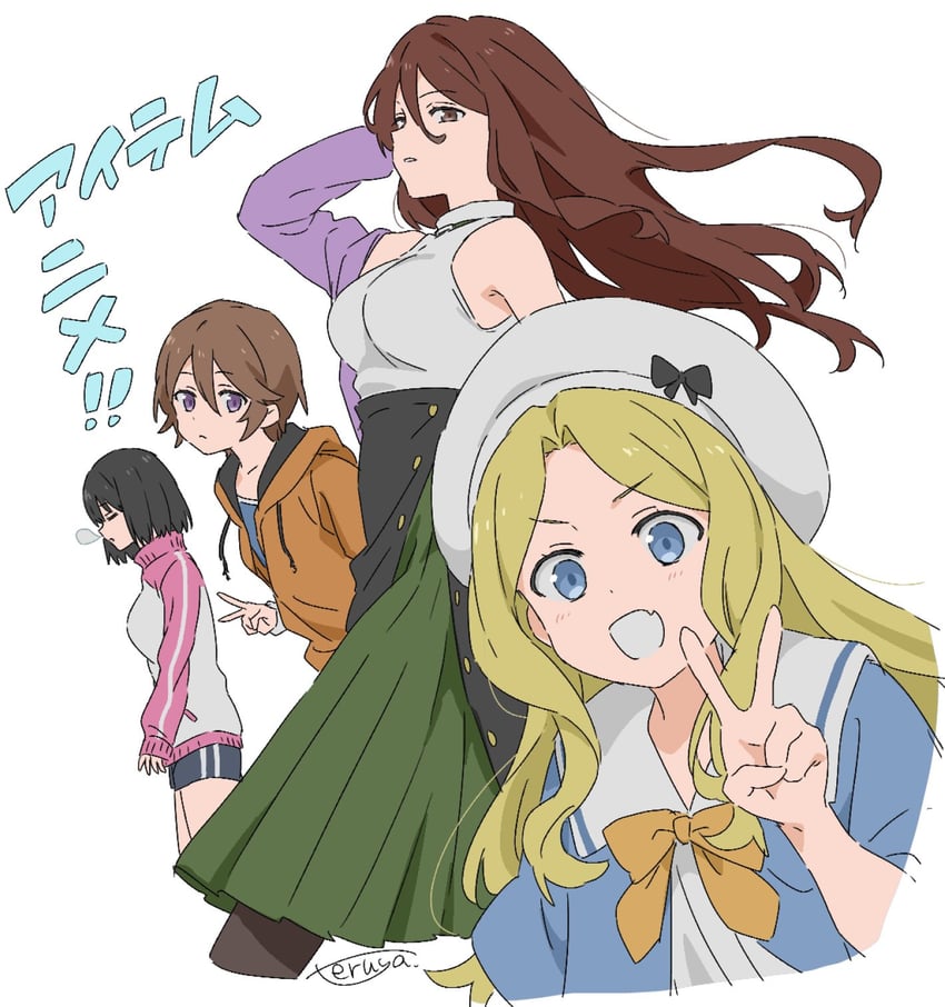 mugino shizuri, frenda seivelun, kinuhata saiai, and takitsubo rikou (toaru majutsu no index and 1 more) drawn by teruya_(6w6y)