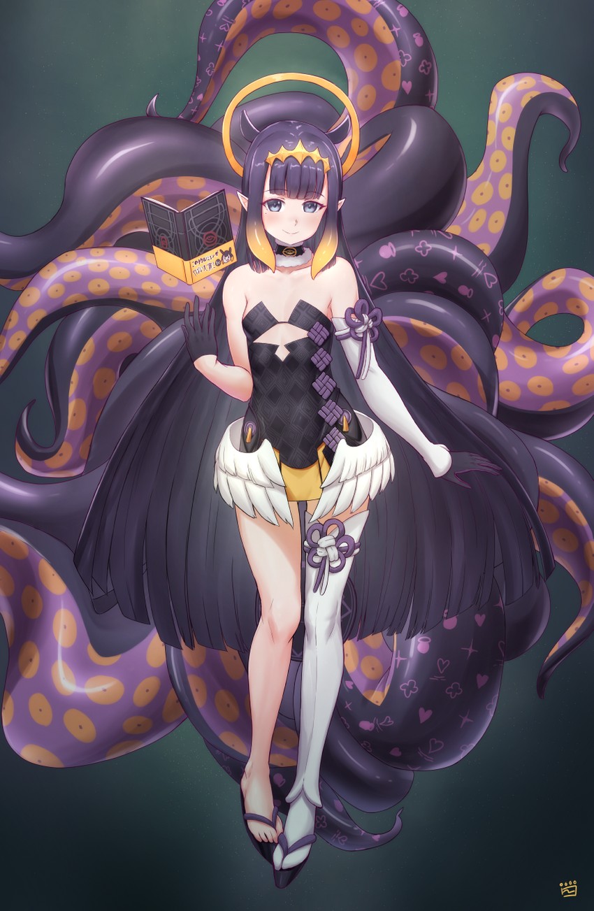 ninomae ina'nis and ao-chan (hololive and 1 more) drawn by finalcake