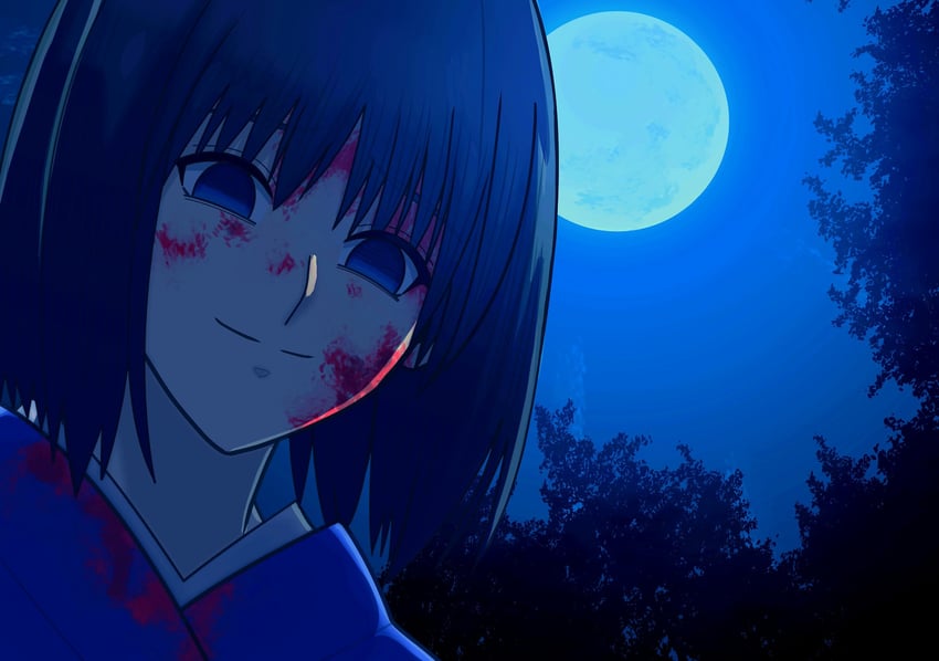 ryougi shiki (kara no kyoukai) drawn by masatoshi_ikeda_(uug28aiuopy2six)