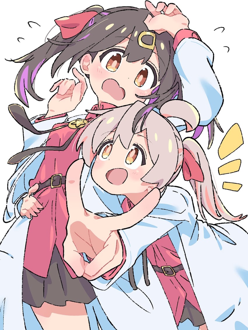 oyama mahiro and oyama mihari (onii-chan wa oshimai!) drawn by shinshin_(ssnsn_oekaki)