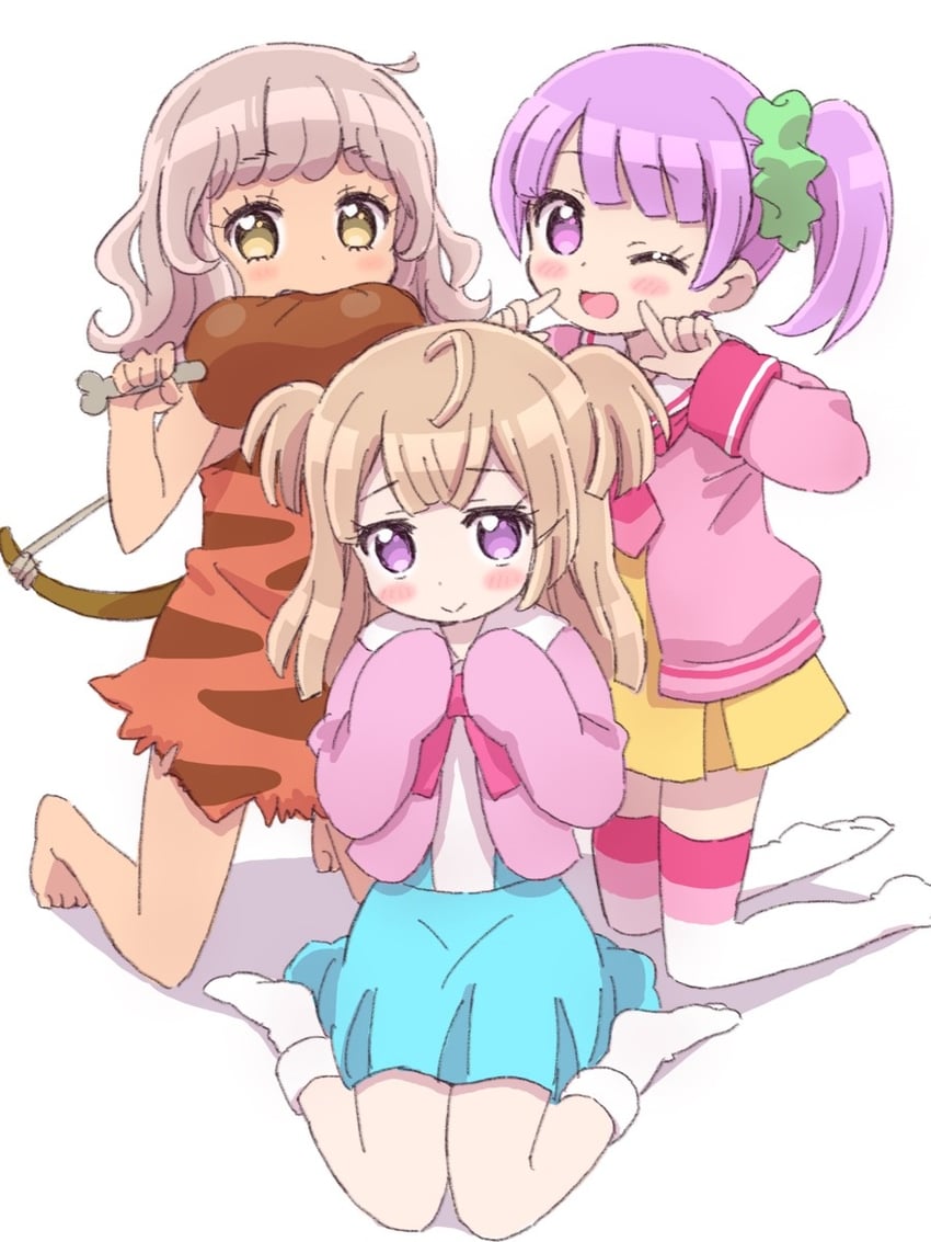manaka non, tsukikawa chili, and taiyo pepper (pretty series and 1 more) drawn by ikzw