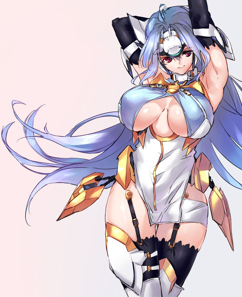 kos-mos and kos-mos ver. 4 (xenosaga and 1 more) drawn by negresco