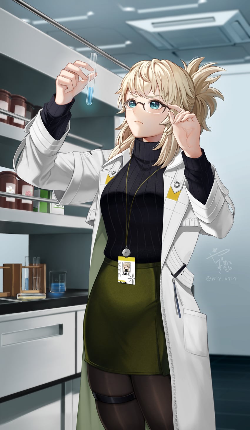 abe (goddess of victory: nikke) drawn by yazuki_(n_y_0714)