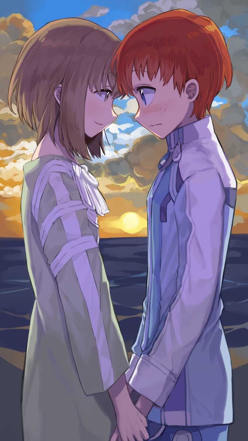 jr. and sakura mizrahi (xenosaga and 1 more) drawn by asagi1111