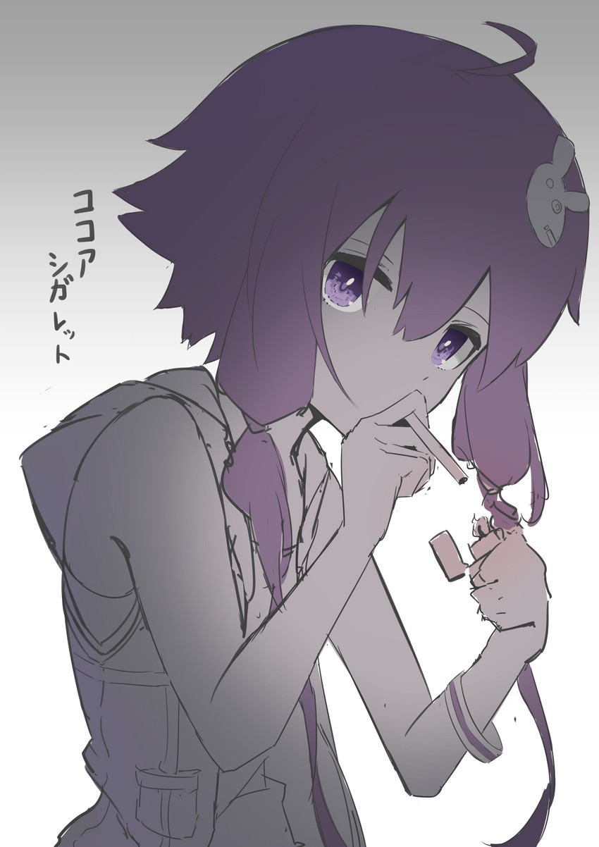yuzuki yukari (vocaloid and 1 more) drawn by kashisuover