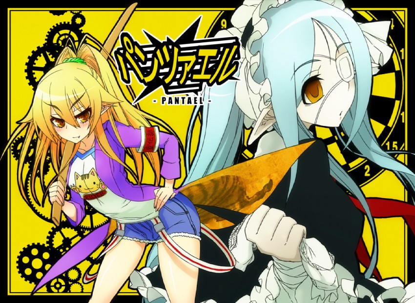 ashikaga chachamaru, noko, sakura, and forged bomb (nitroplus and 2 more) drawn by dougan_calpis_con