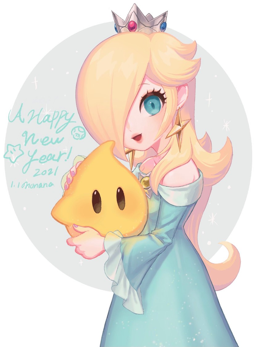 rosalina and luma (mario and 1 more) drawn by nonana_(galaxycat89p13)