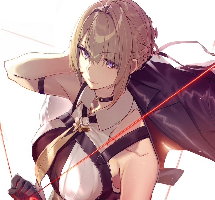 evelyn chevalier (zenless zone zero) drawn by tsukudani_(ore624)