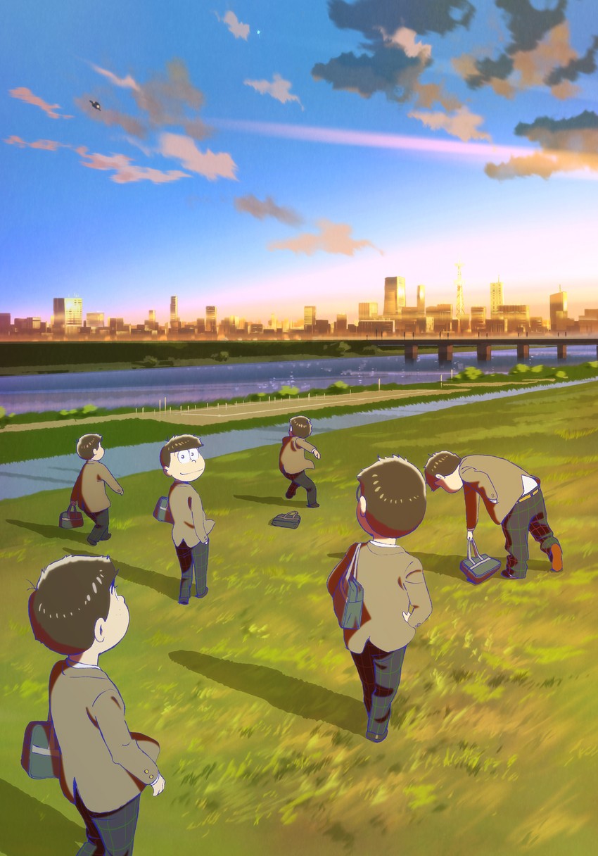 matsuno osomatsu, matsuno karamatsu, matsuno ichimatsu, matsuno jyushimatsu, matsuno choromatsu, and 1 more (osomatsu and 2 more)
