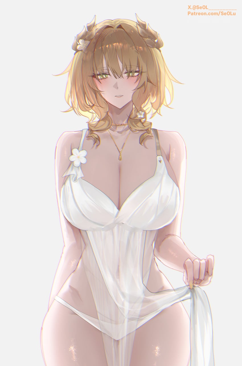 aglaea (honkai and 1 more) drawn by seol_(baconontheclock)