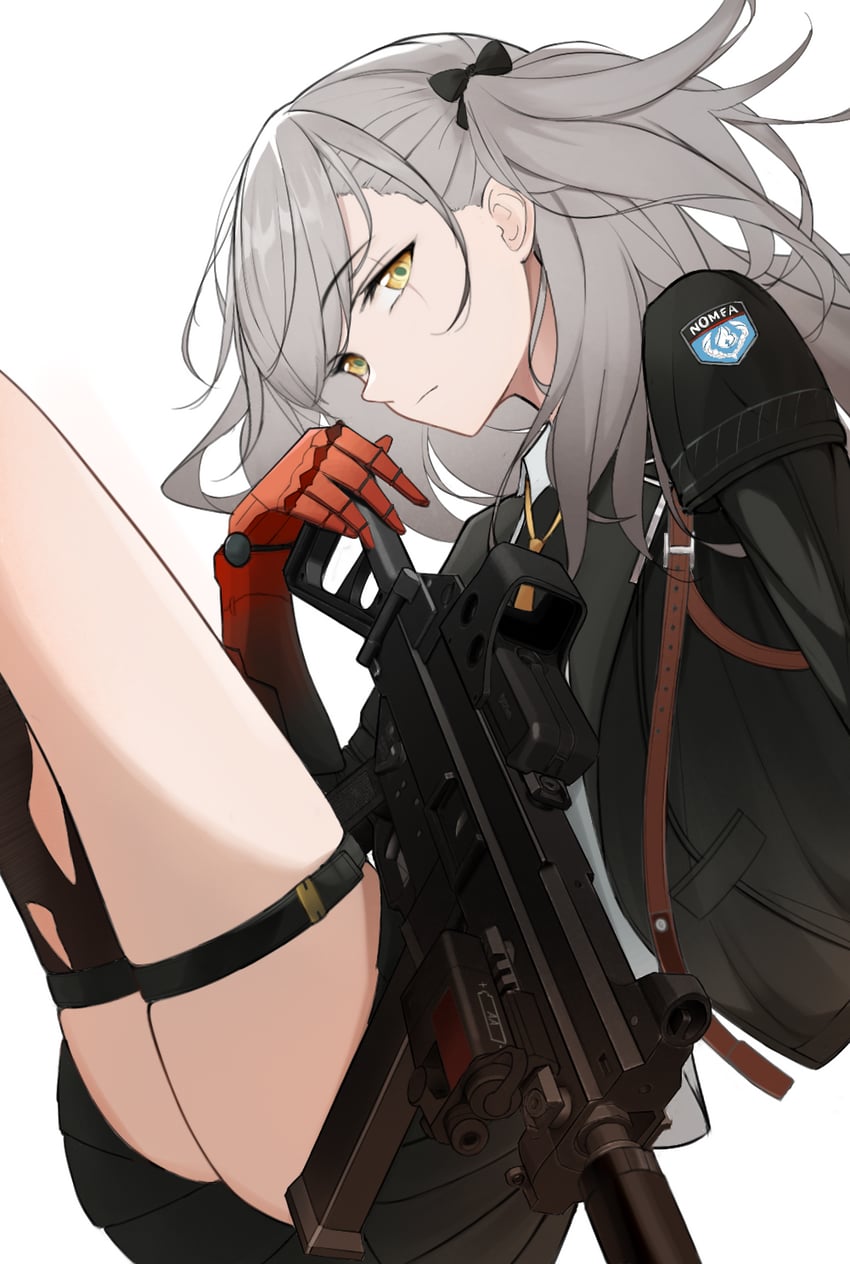 ump45 and leva (girls' frontline and 1 more) drawn by sharp-pig