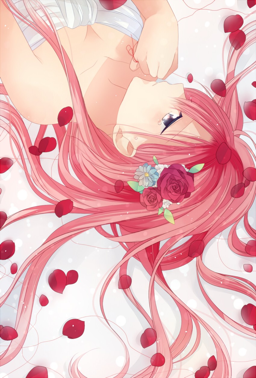 megurine luka (vocaloid and 1 more) drawn by bshi_edayo