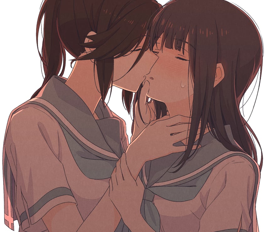yoroizuka mizore and kasaki nozomi (hibike! euphonium and 1 more) drawn by sawara65