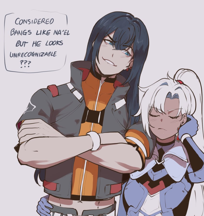 a and matthew (xenoblade chronicles and 2 more) drawn by nyantcha