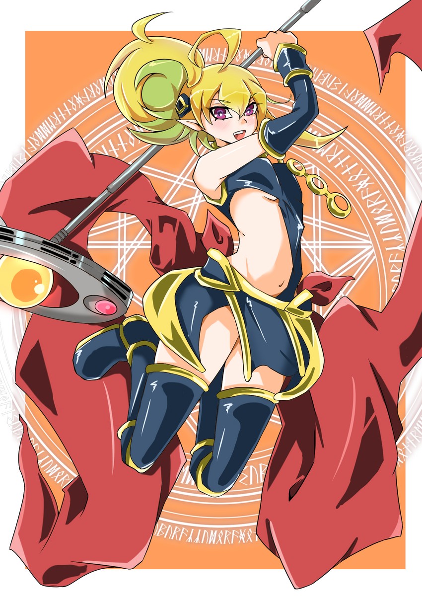 sevens road witch (yu-gi-oh! and 1 more) drawn by bakuma