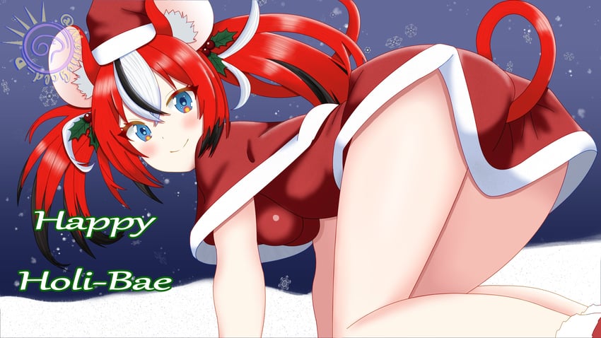 hakos baelz (hololive and 1 more) drawn by merriegold_d