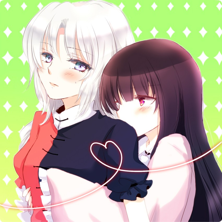 houraisan kaguya and yagokoro eirin (touhou) drawn by sui_(camellia)