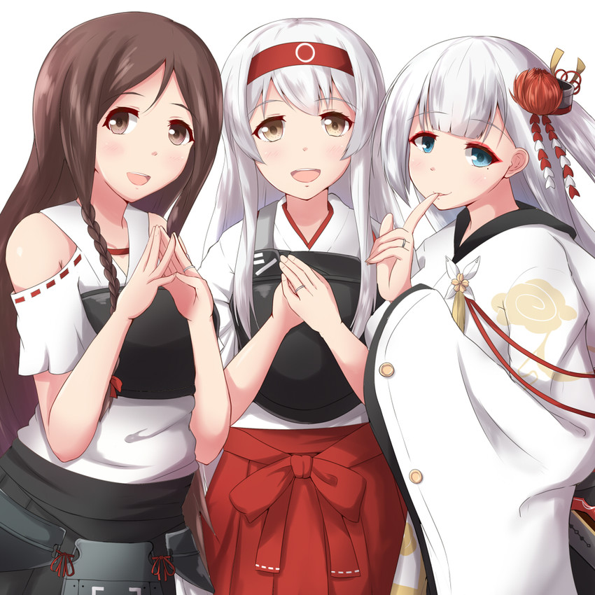 shoukaku (kantai collection and 2 more) drawn by yukimi_unagi