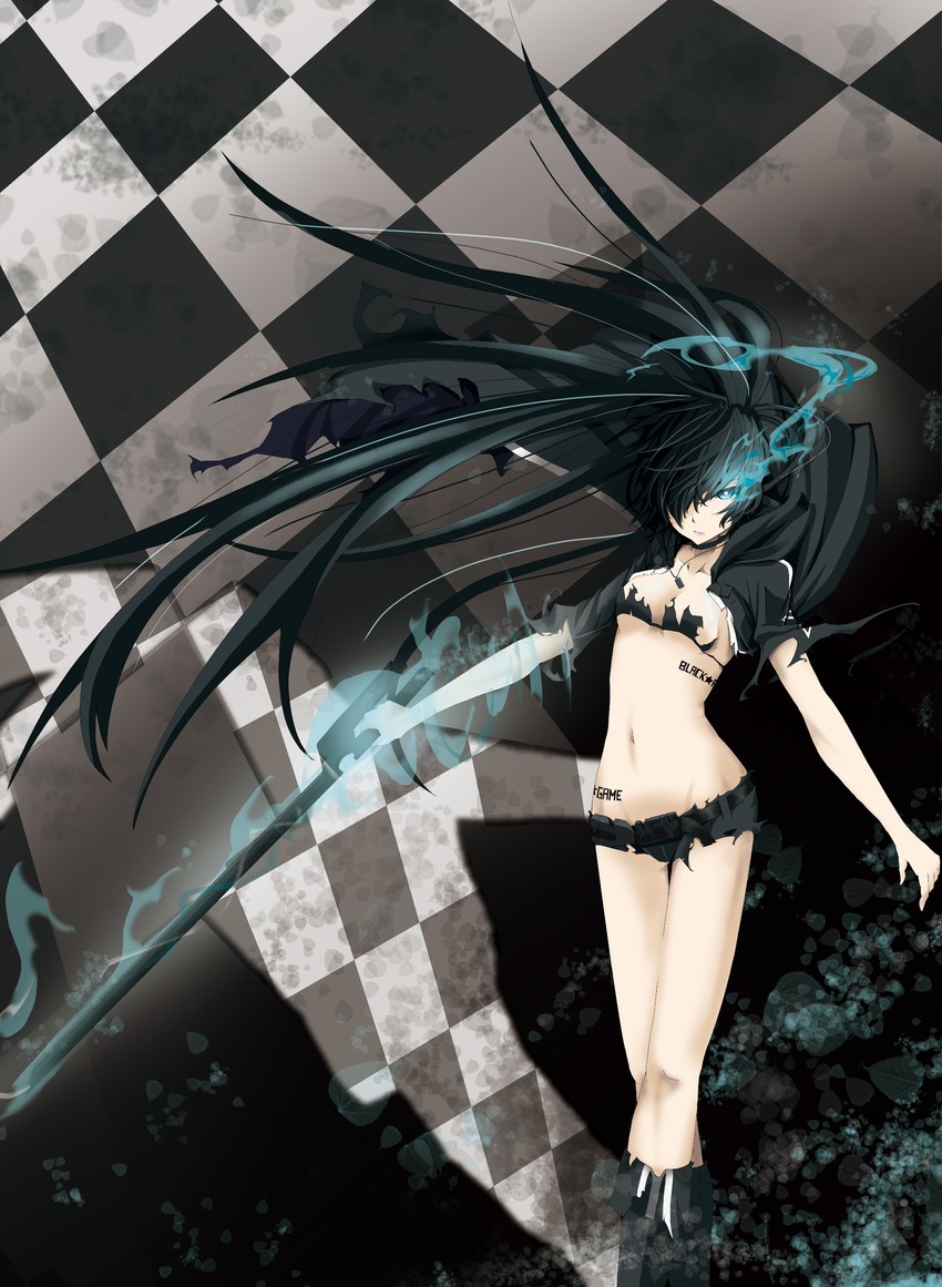 black rock shooter and stella (black rock shooter) drawn by ruruta
