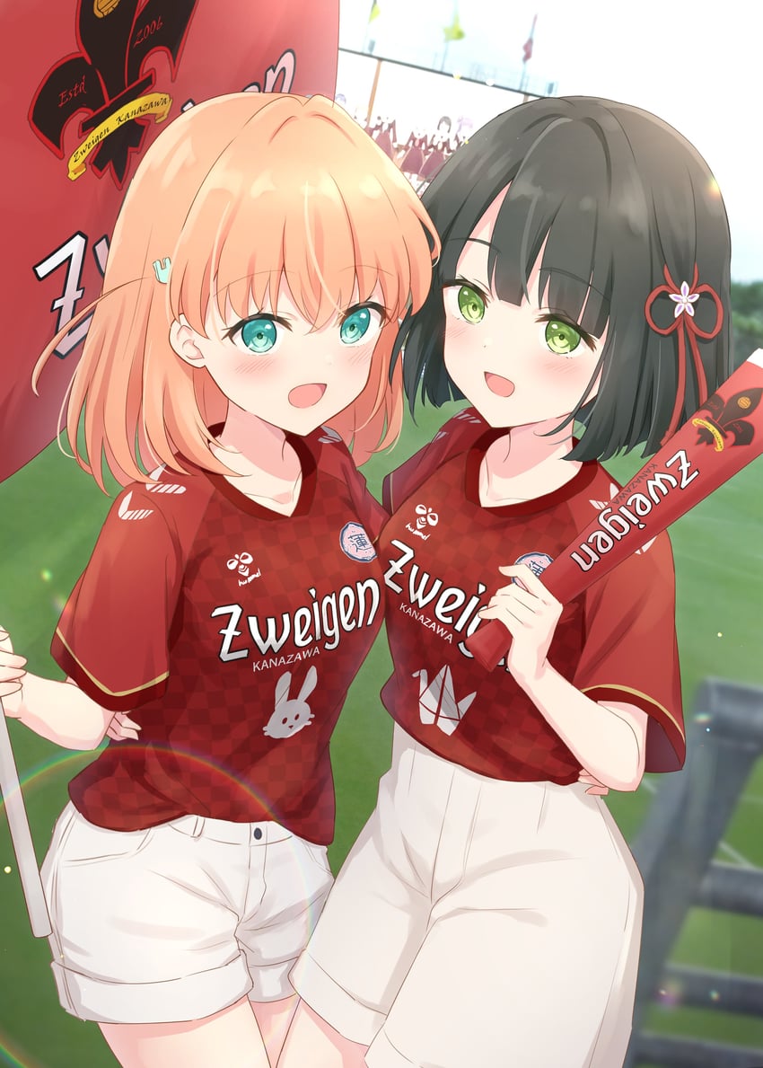 hinoshita kaho and momose ginko (love live! and 2 more) drawn by hanazora_satsuki