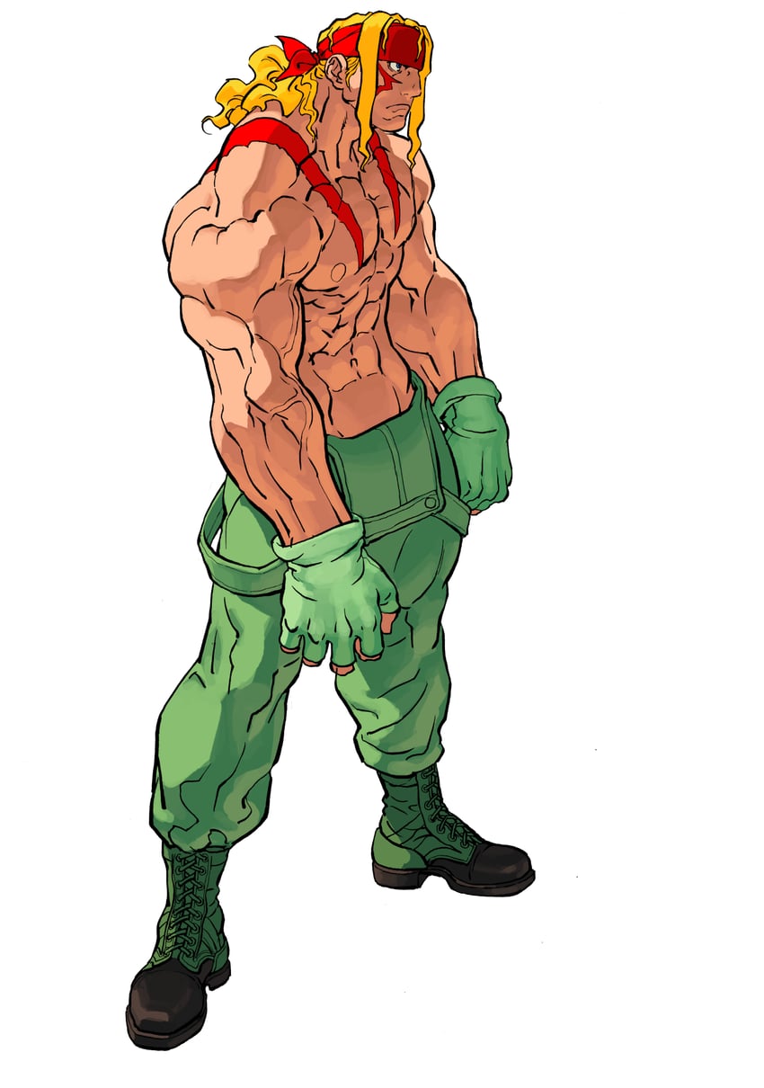 alex (street fighter and 1 more) drawn by nishimura_kinu