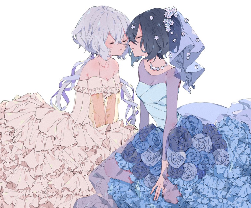 konno junko and mizuno ai (zombie land saga) drawn by azusa_(rikuriku)