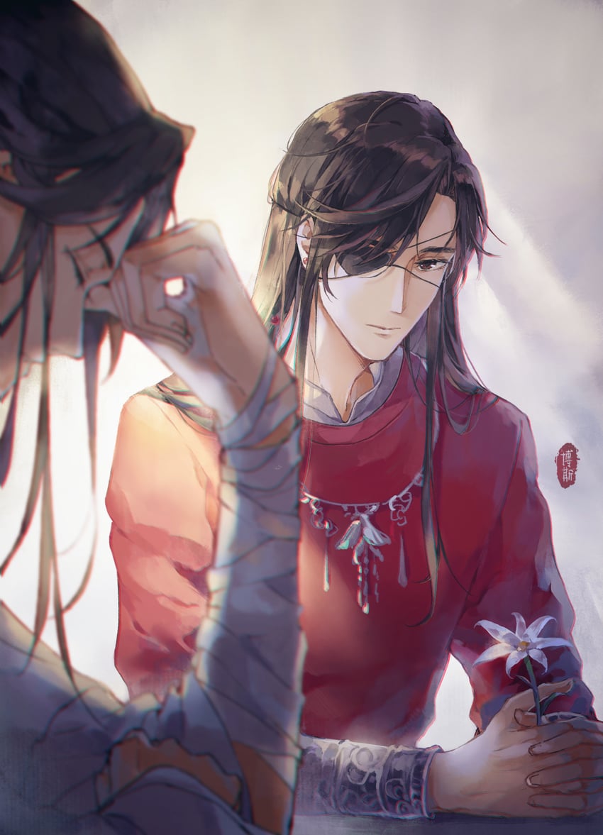 xie lian and hua cheng (tianguan cifu) drawn by bosi_tenghu