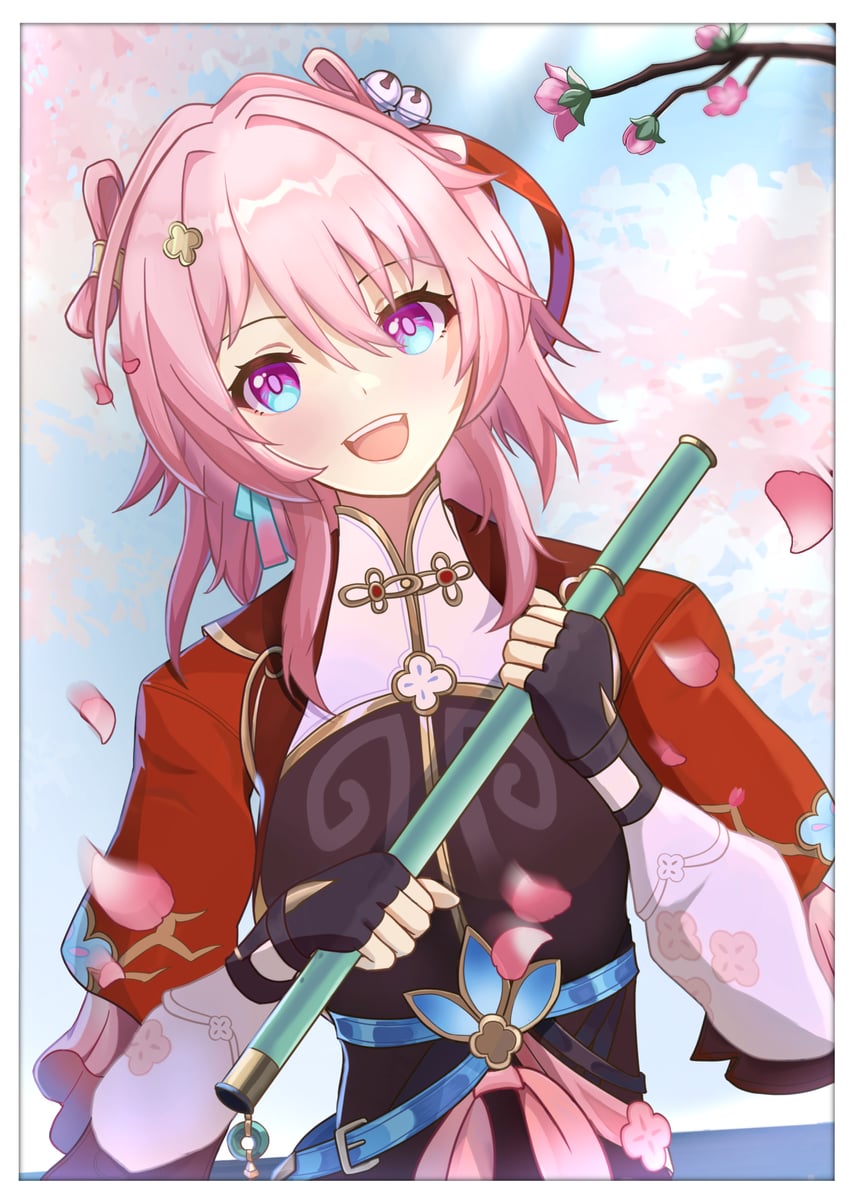 march 7th (honkai and 1 more) drawn by norlin