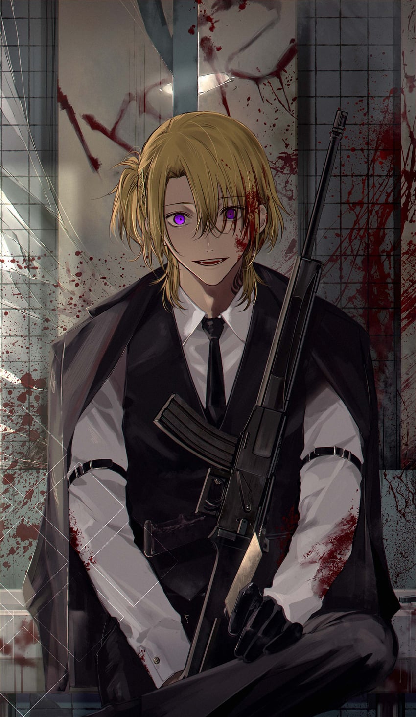 luca kaneshiro (nijisanji and 1 more) drawn by lion_iscat