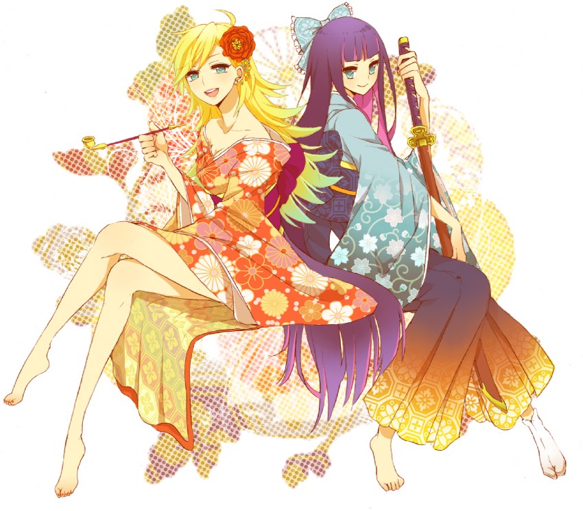 stocking and panty (panty & stocking with garterbelt) drawn by shivue
