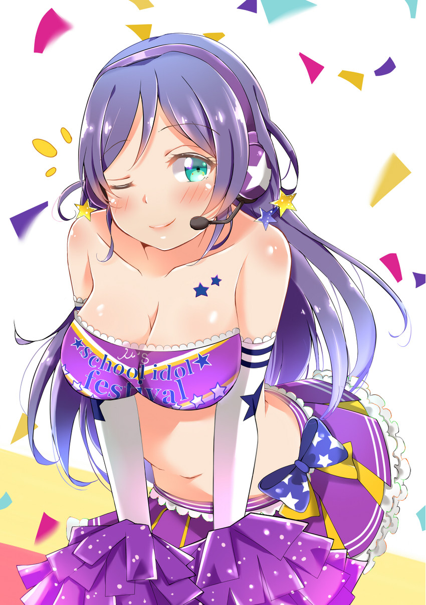 tojo nozomi (love live! and 2 more) drawn by dorisu2