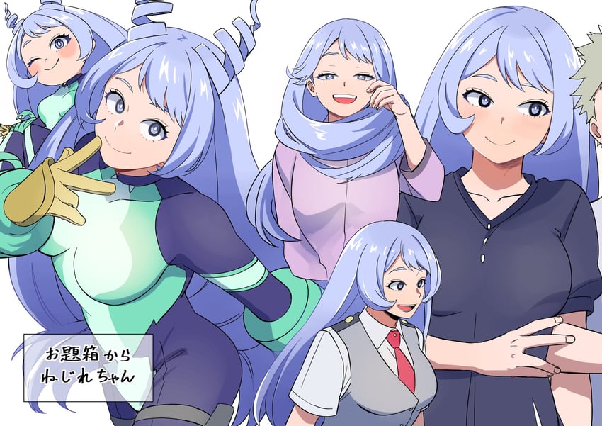 hado nejire (boku no hero academia) drawn by nishino_(fetv8484)