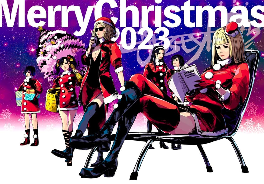 kazama asuka, lili, ling xiaoyu, reina, nina williams, and 1 more (tekken and 2 more) drawn by jbstyle