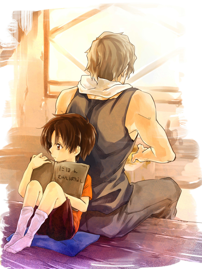 makabe kazuki and makabe fumihiko (soukyuu no fafner) drawn by kobachi_(ffn11)