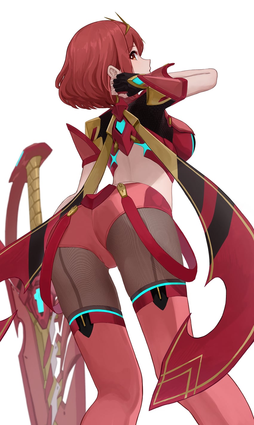 pyra (xenoblade chronicles and 2 more) drawn by takahashi_hizumi