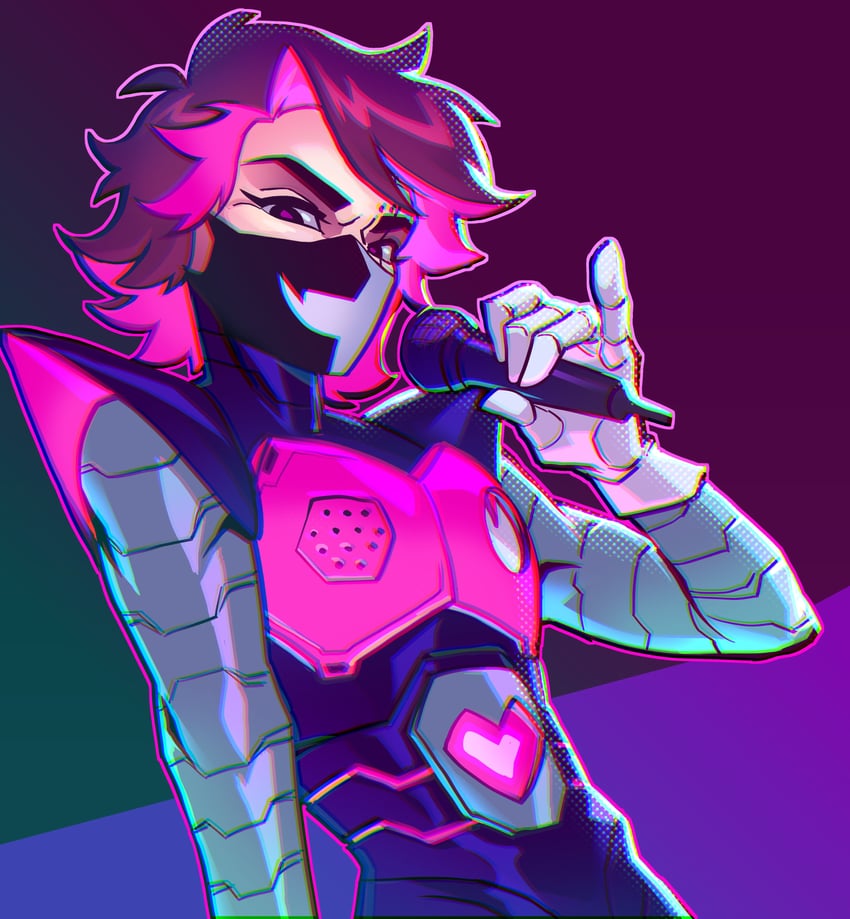 mettaton, mettaton ex, and ranboo (real life and 2 more) drawn by holographicros3