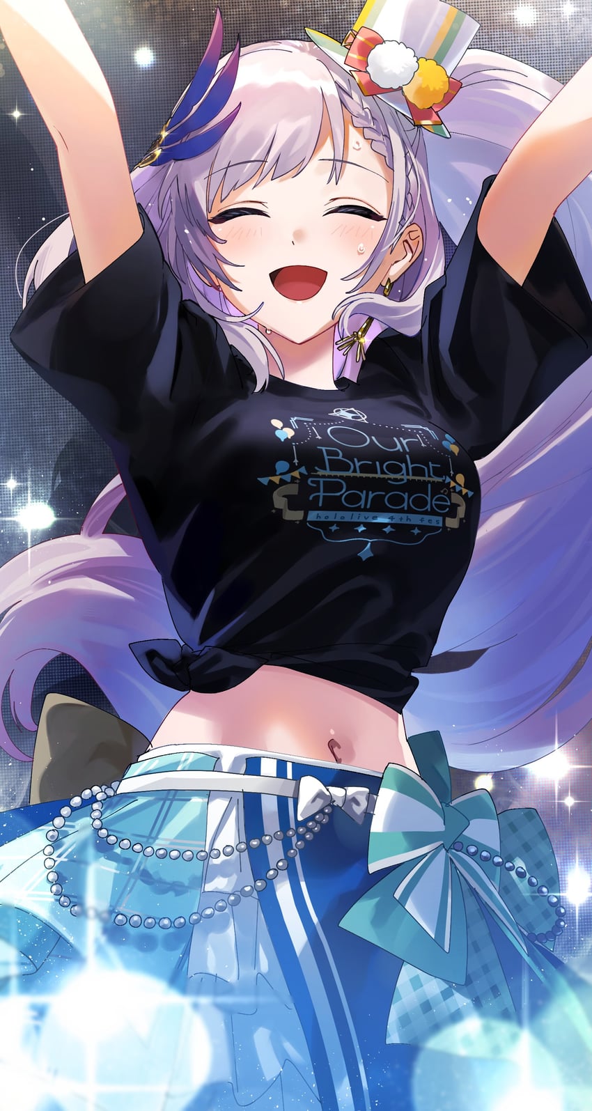 pavolia reine (hololive and 1 more) drawn by yomosaka