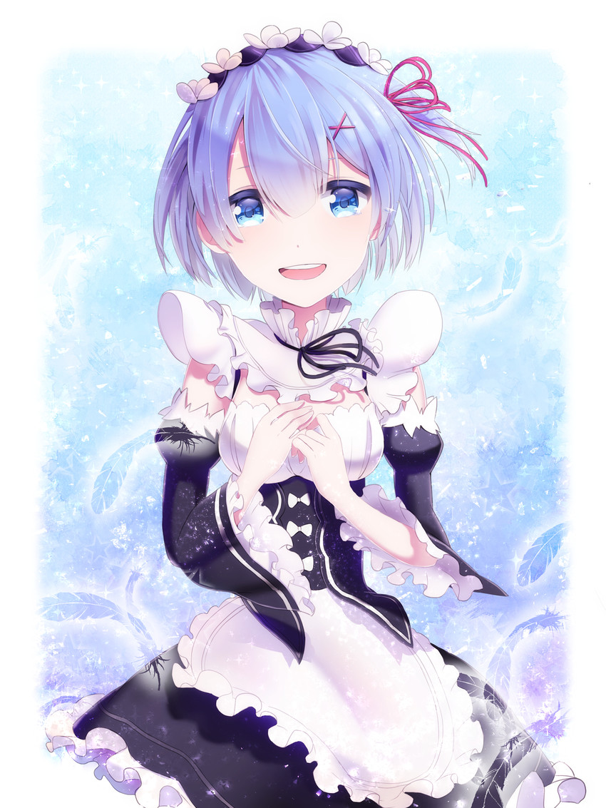 rem (re:zero kara hajimeru isekai seikatsu) drawn by sino_hara
