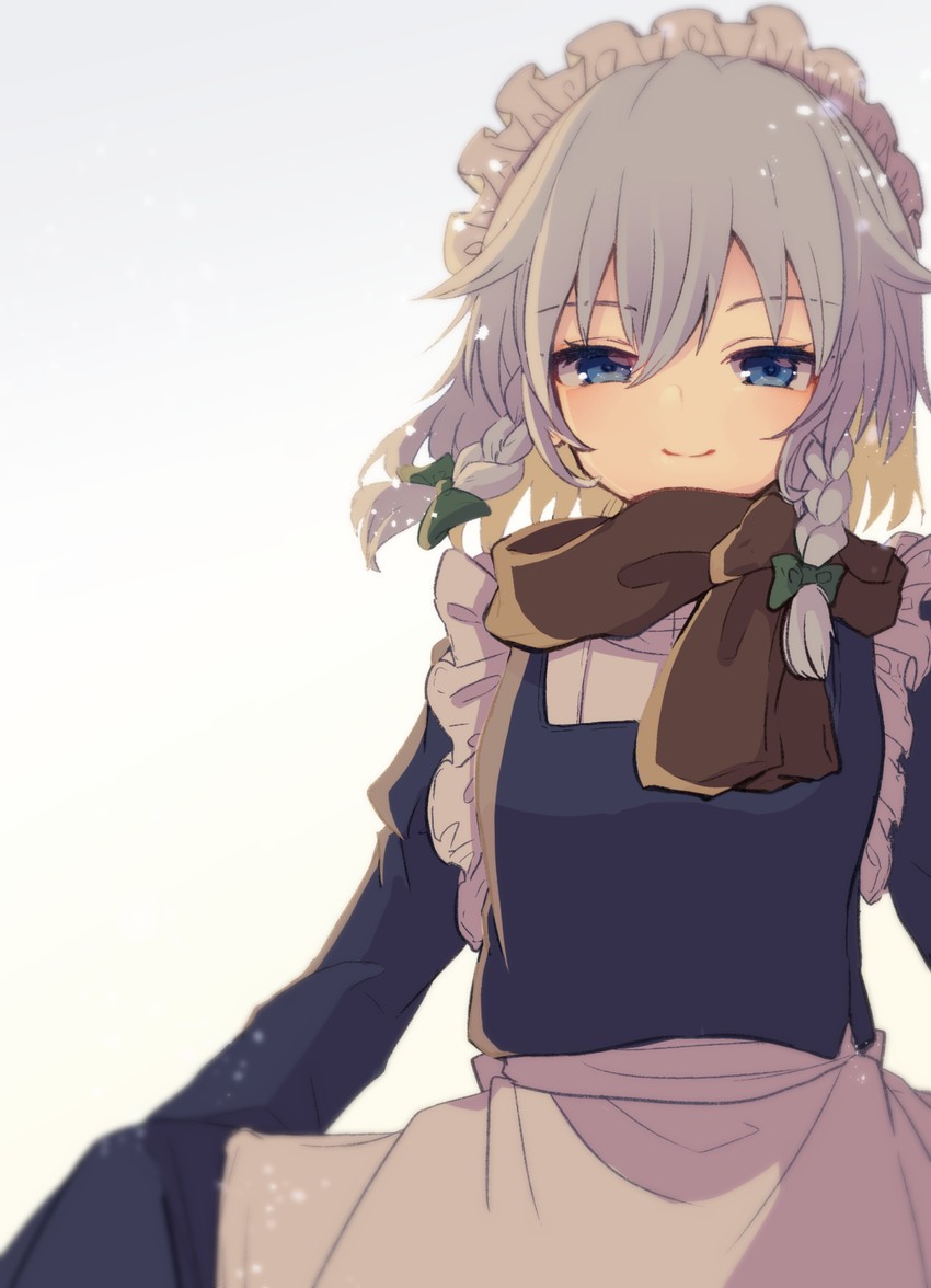 izayoi sakuya (touhou and 1 more) drawn by aoi_(annbi)